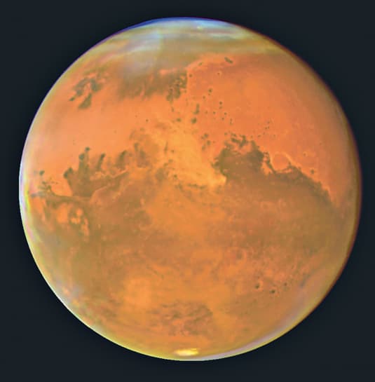 Furcsa mélyedés látható a Marson