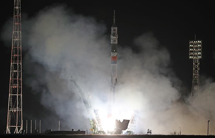 A Szojuz MSZ-08 űrhajó felvitte az űrbe a a 2018-as labdarúgó-világbajnokság labdáját