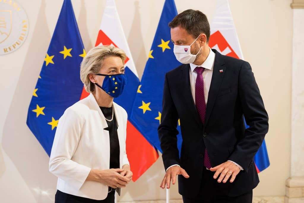 Zöld utat kapott Szlovákia helyreállítási terve, az Európai Bizottság elnöke díjazta annak minőségét
