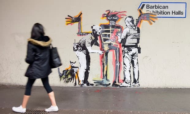 A neves graffitiművész két új alkotása tűnt fel Londonban