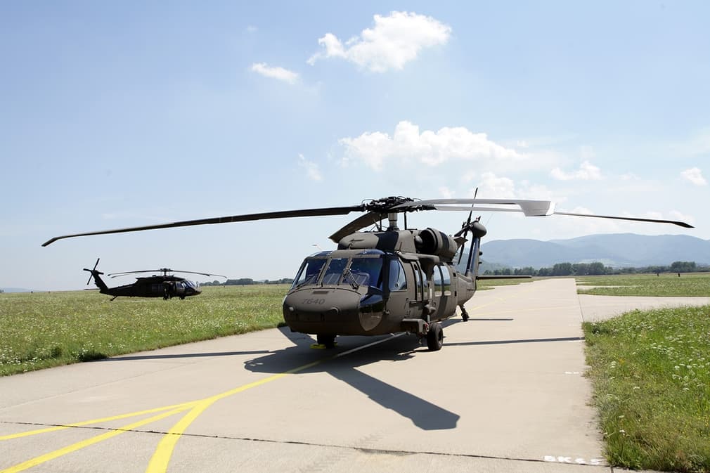 Két Black Hawk helikopterrel bővül a szlovák légierő arzenálja