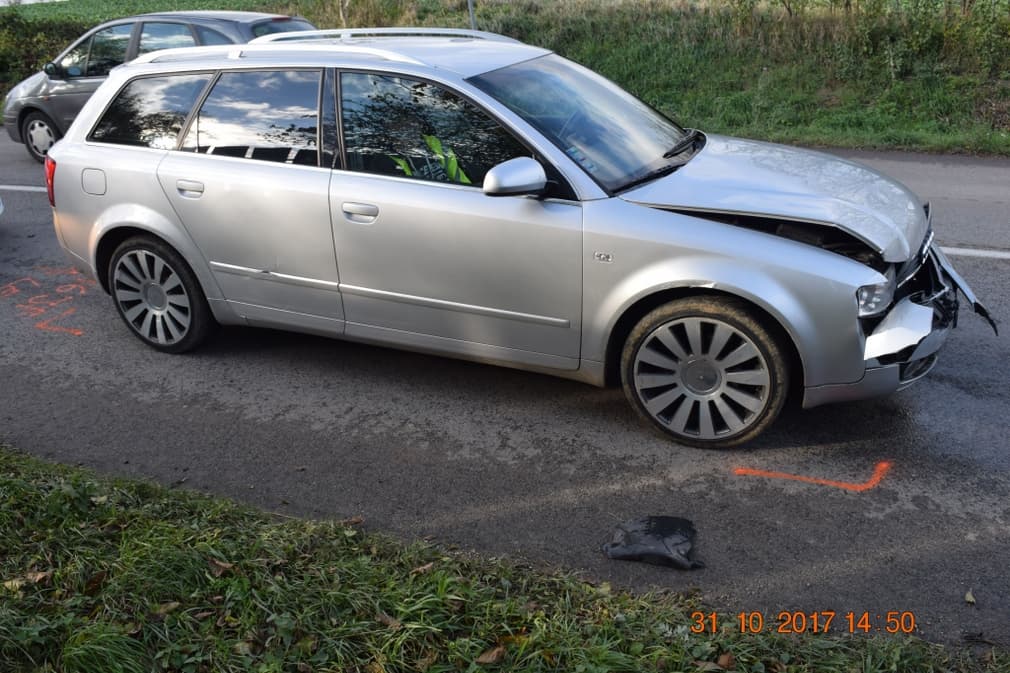 BALESET: Citroennel ütközött az Audi - sofőrje több mint 3 ezreléket fújt