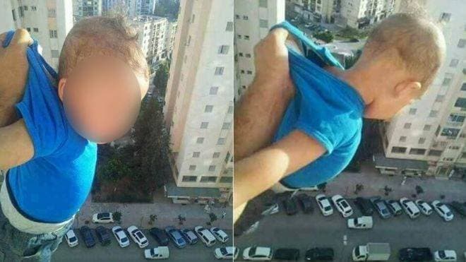 Kilógatta a csecsemőt a 15. emeletről a Facebook-lájkok miatt!