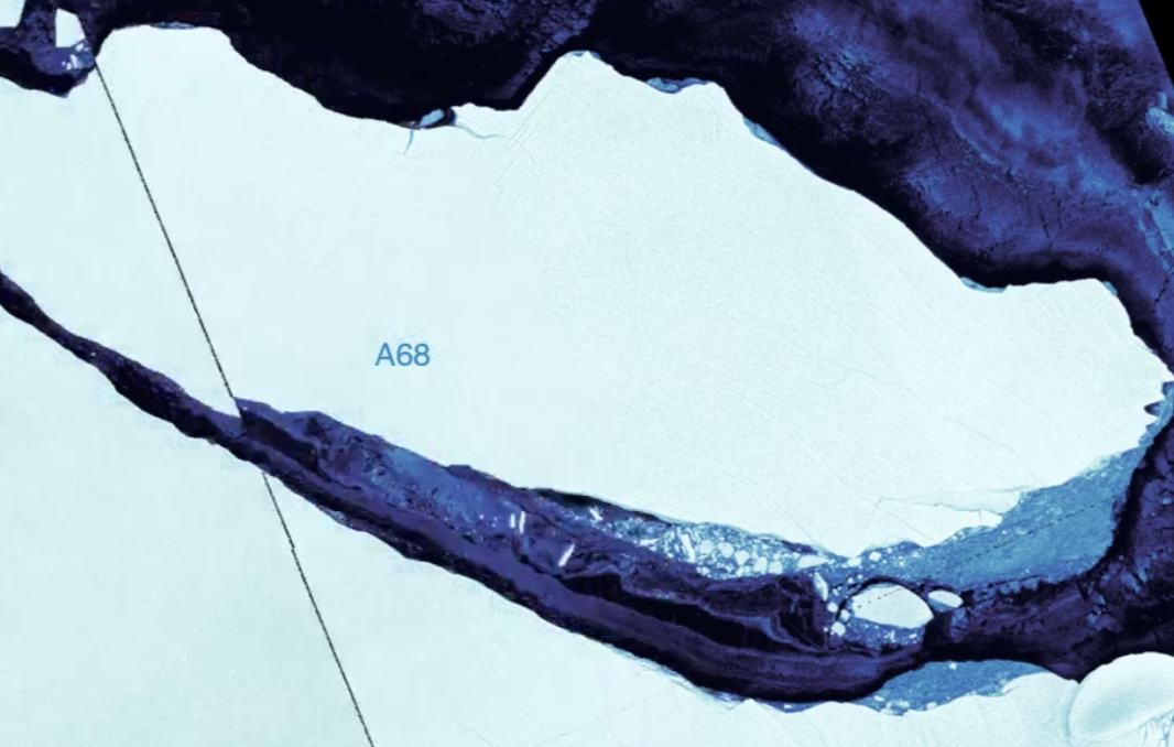 Gigantikus jégtömb vált le az Antarktiszról!