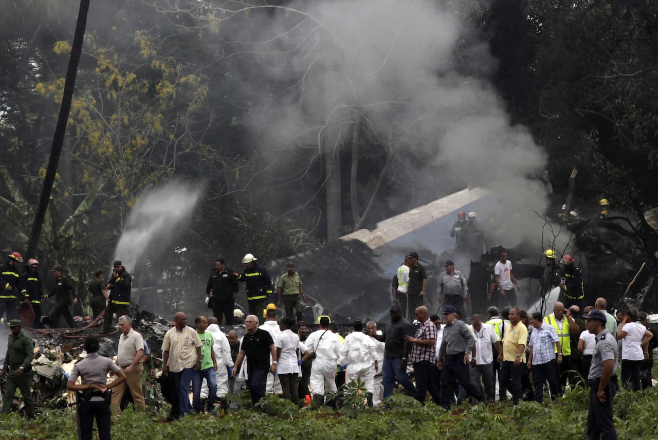 Megtalálták Havannában lezuhant repülőgép második feketedobozát