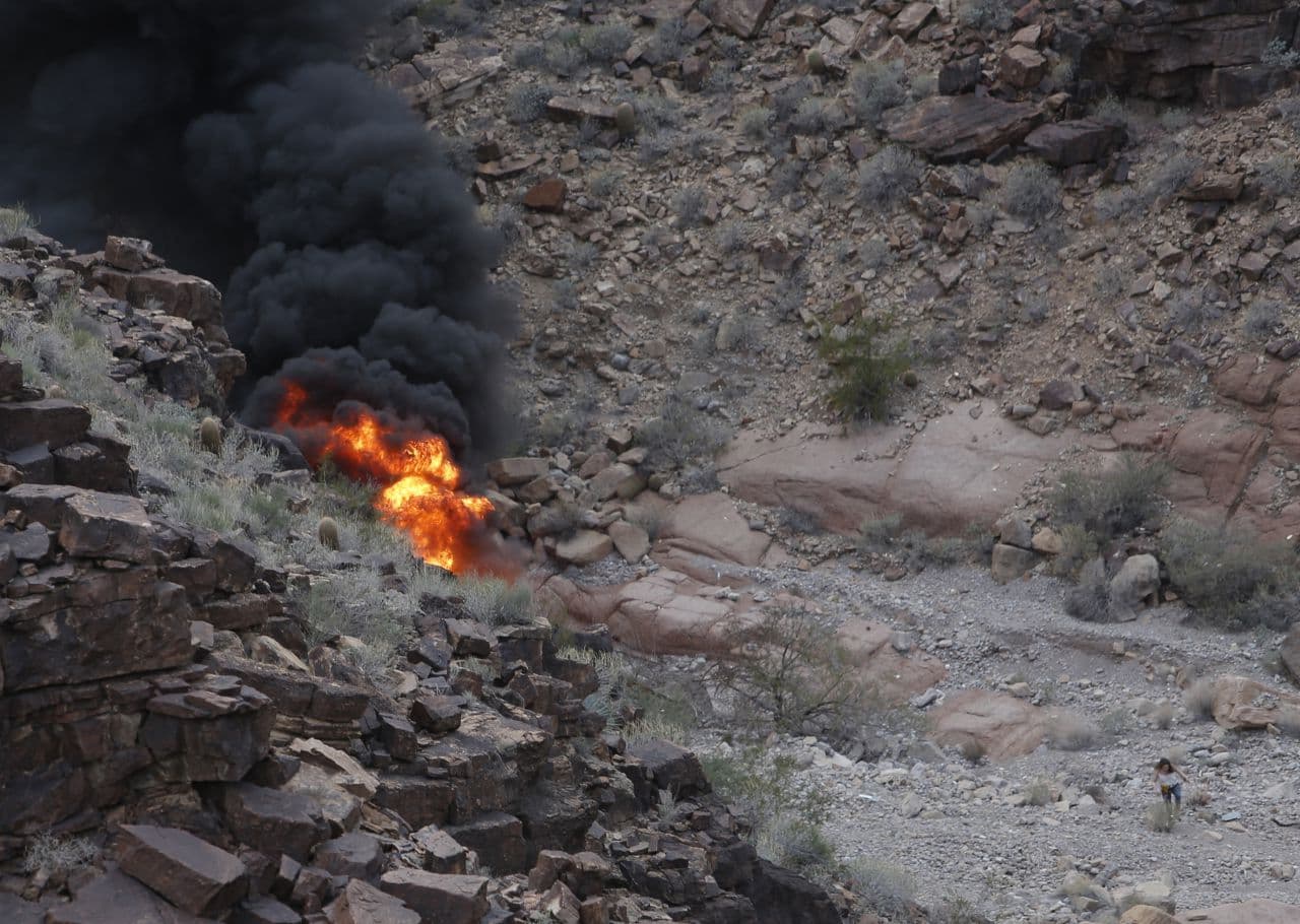 Brit turisták voltak a Grand Canyonba zuhant helikopteren