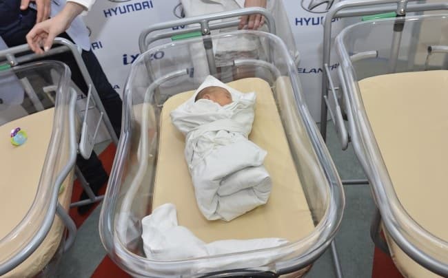 Kislány az újév első babája Szlovákiában