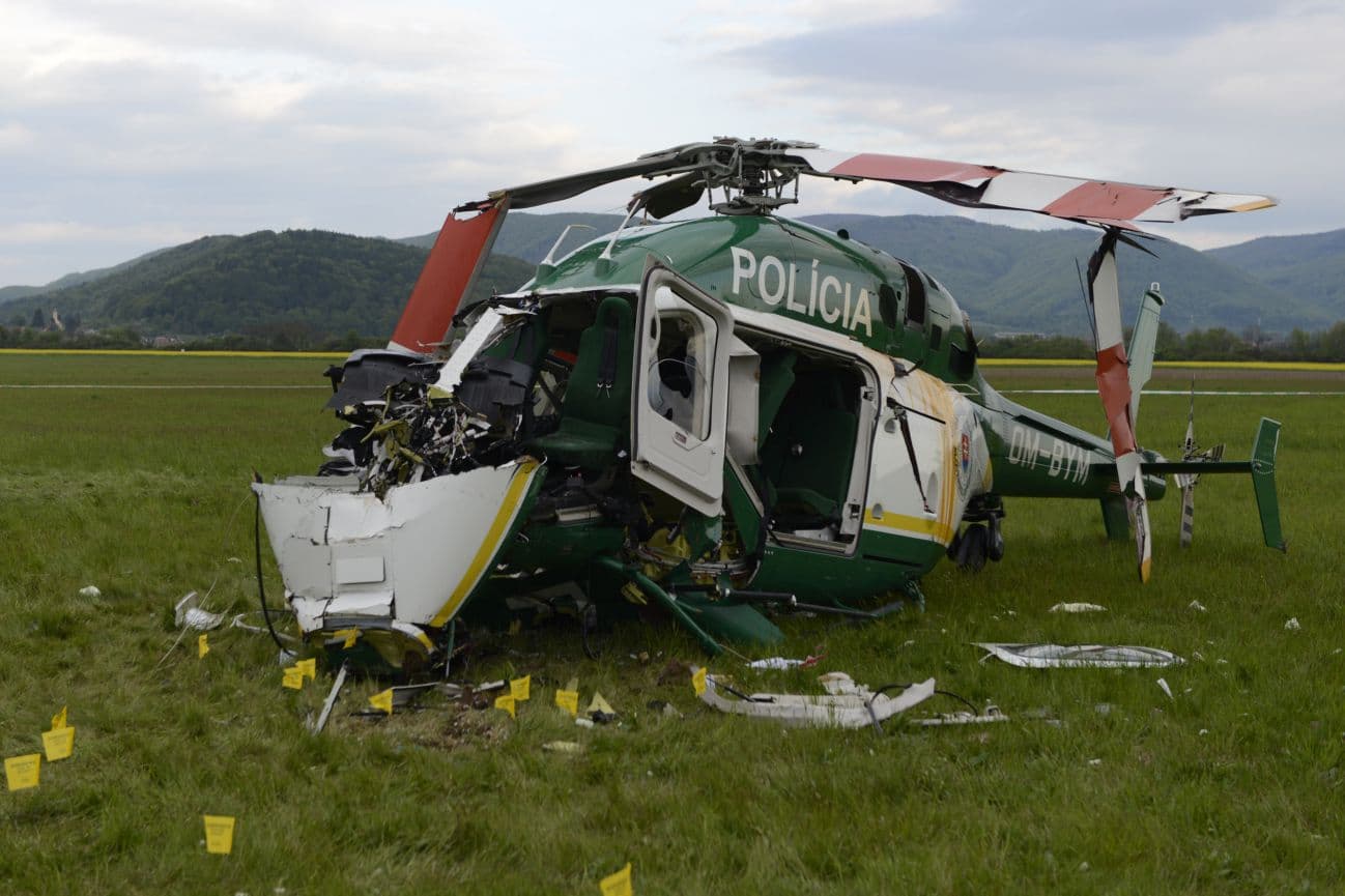 Nem véletlenül zuhant le a szlovák rendőrségi helikopter