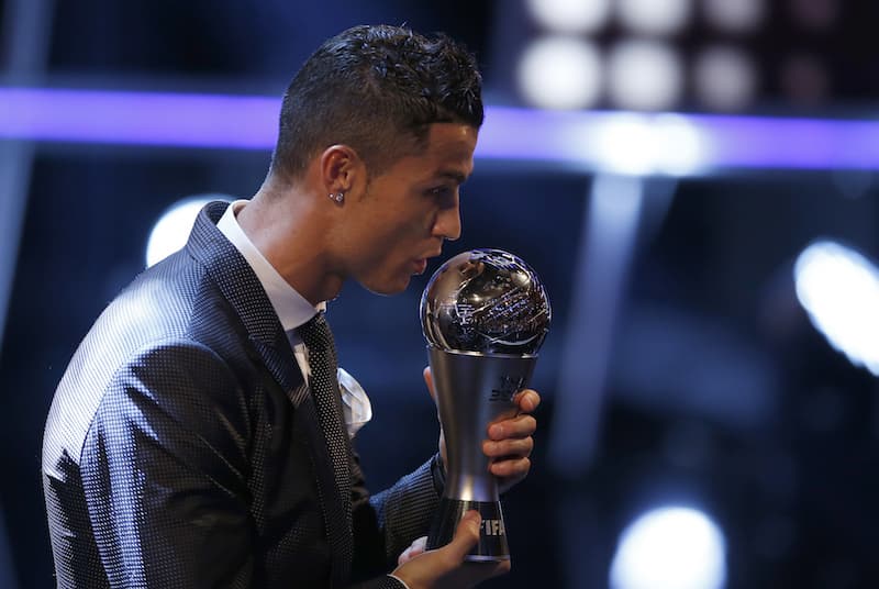 FIFA-gála: Cristiano Ronaldo ötödször az Év játékosa