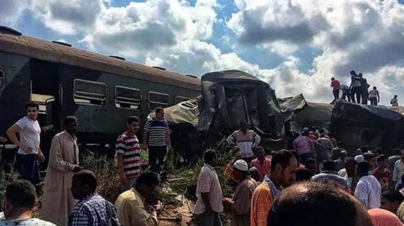 Sokan meghaltak egy egyiptomi vonatbalesetben