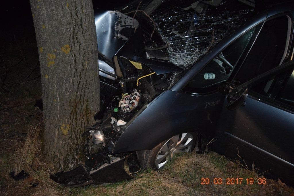 TRAGÉDIA: Fának csapódott a Citroen, azonnal meghalt a sofőr