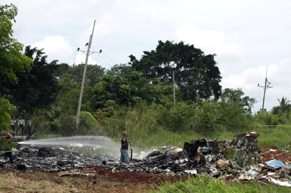 Megtalálták a lezuhant kubai repülőgép egyik feketedobozát