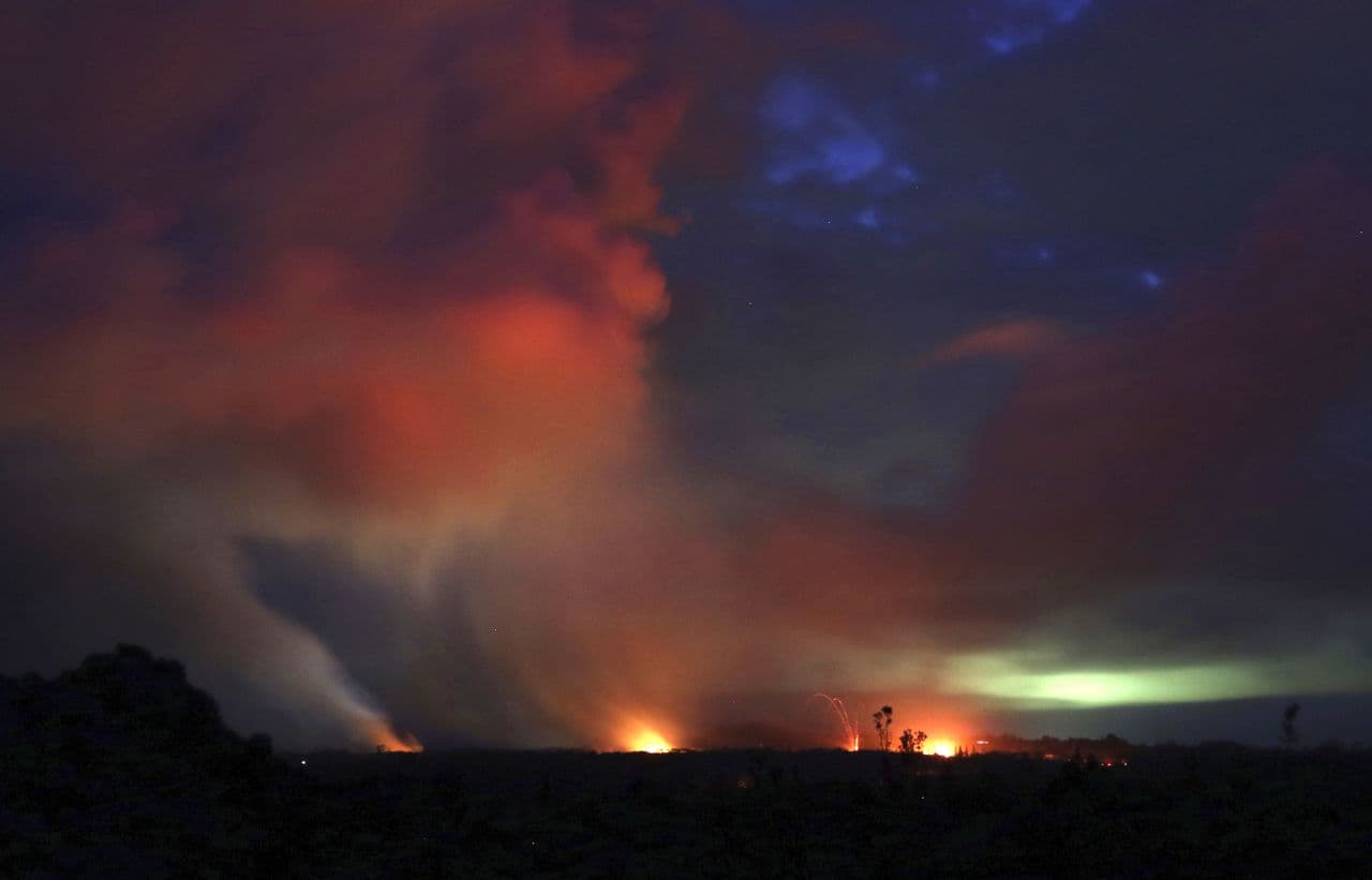 Nagy erejű kitörés rázta meg a Hawaii szigetén tomboló vulkánt
