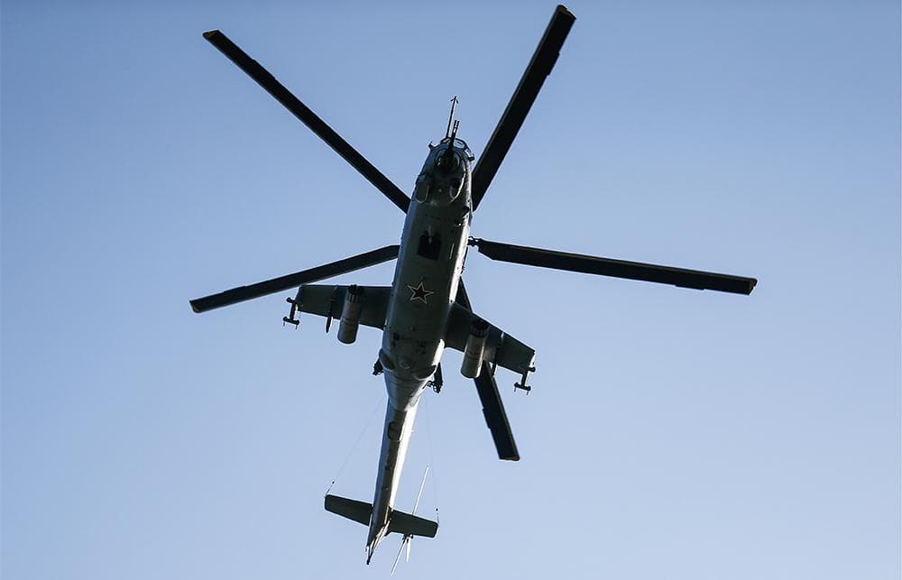 A Jeges-tengerbe zuhant egy orosz helikopter