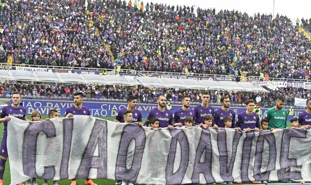 Így emlékezett meg a Fiorentina az elhunyt csapatkapitányról – FOTÓK