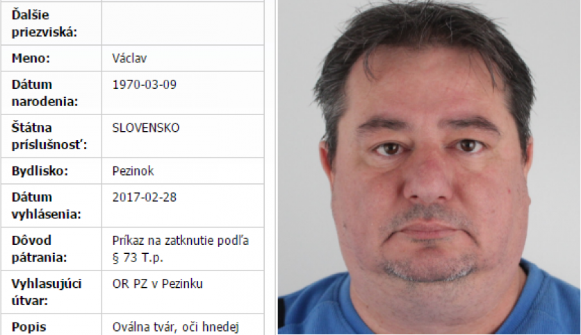 Feladta magát a rendőrségen a körözött szlovák krimiíró!