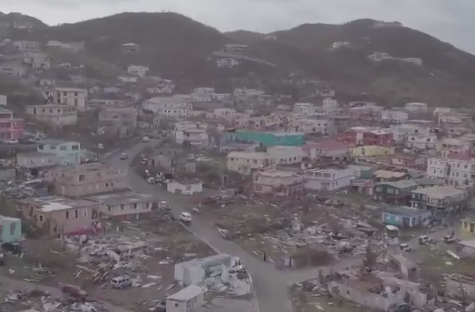 Megdöbbentő! Drónvideón az Irma hurrikán pusztítása