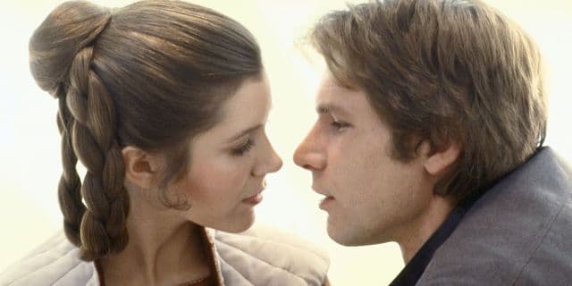 Han Solo és Leia hercegnő  a valóságban is együtt voltak