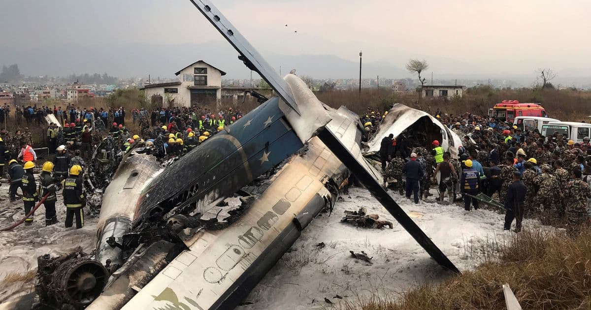 Lezuhant egy utasszállító repülőgép landoláskor a katmandui repülőtéren, áldozatok