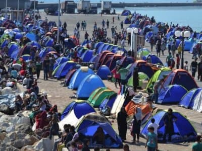 Zavargások törtek ki Leszboszon egy menekülttáborban