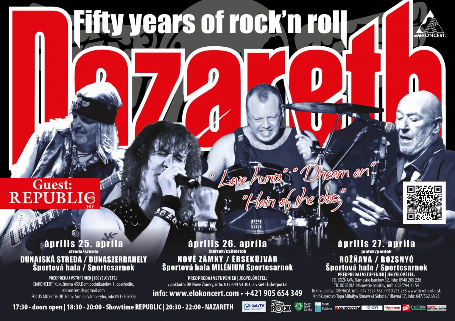 A rocklegenda Nazareth jubileumi turnéja régiónkban!