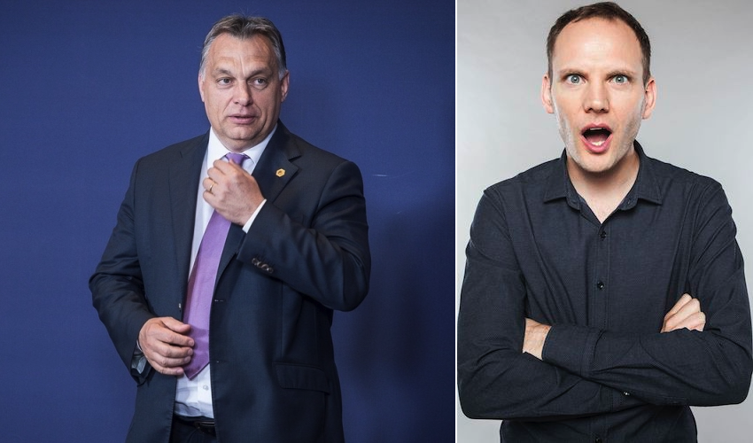 Bödőcs töcskölős Orbán-paródiája miatt bűnhődik a Pátria Rádió