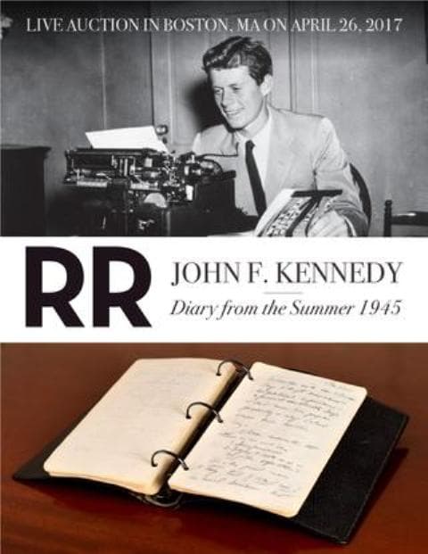 Ennyiért kelt el John F. Kennedy naplója