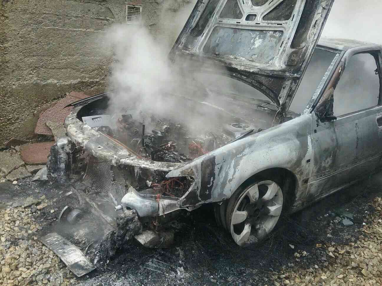 Autó égett Nádszegen