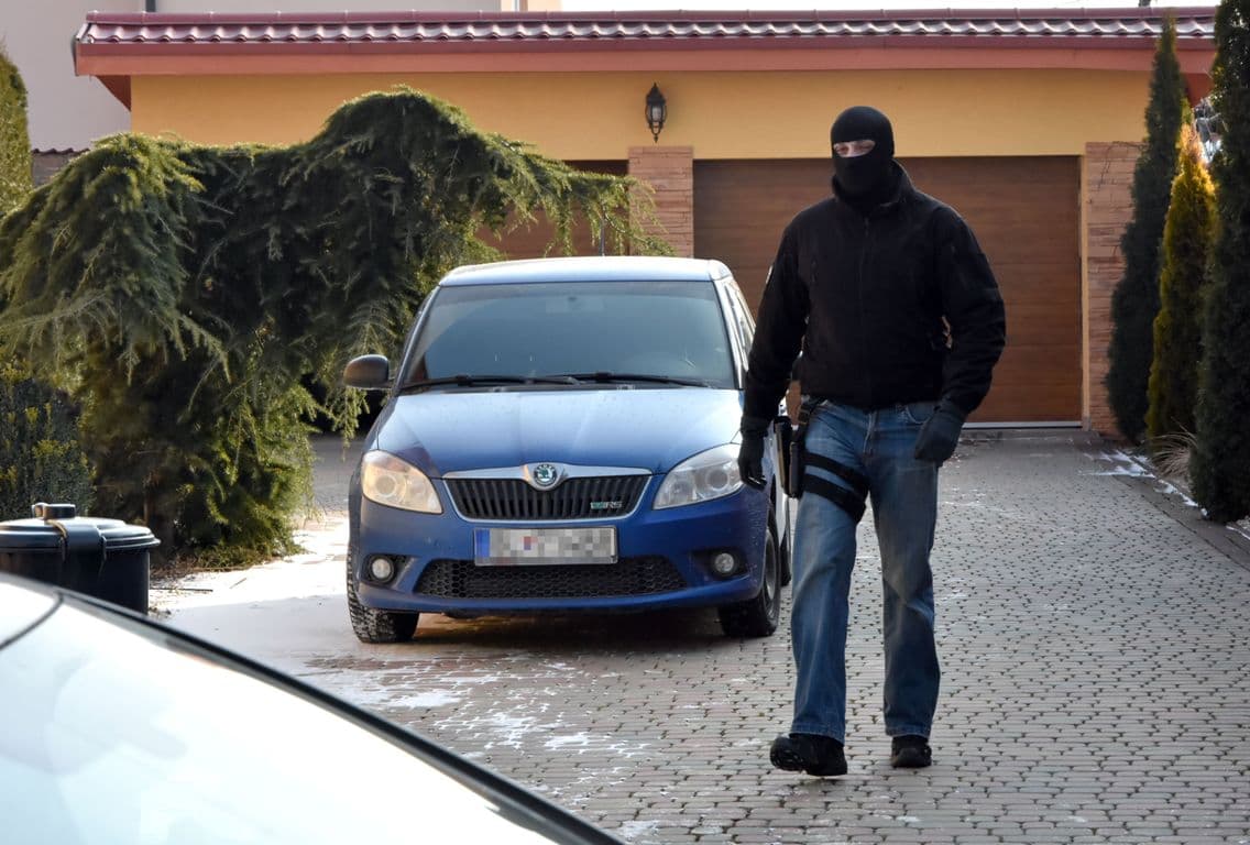A rendőrség házkutatást tartott Vadalánál, aki után Kuciak nyomozott (FOTÓK)