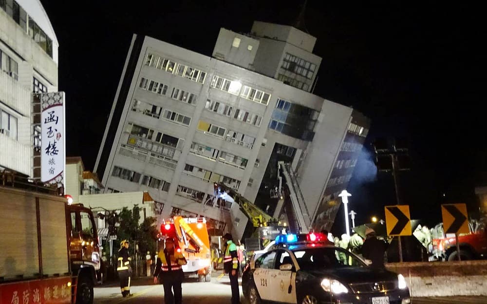 Tajvani földrengés: száznál is többen megsérültek, legalább ketten meghaltak
