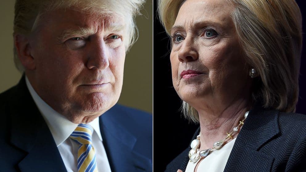 A legújabb felmérés szerint Hillary Clinton országosan vezet Donald Trump előtt