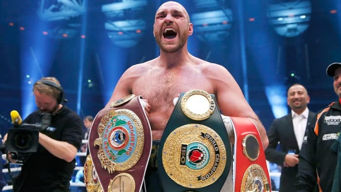 Tyson Fury lemondott profi bokszvilágbajnoki címeiről