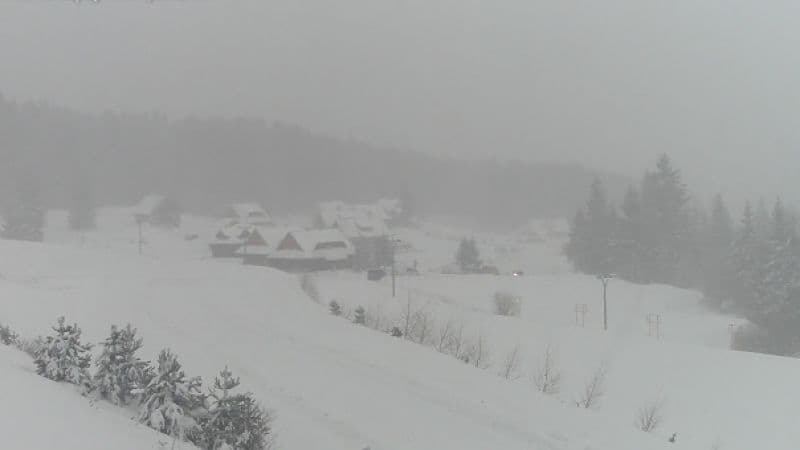 Szlovákia egyes részein már fél méter hó hullott