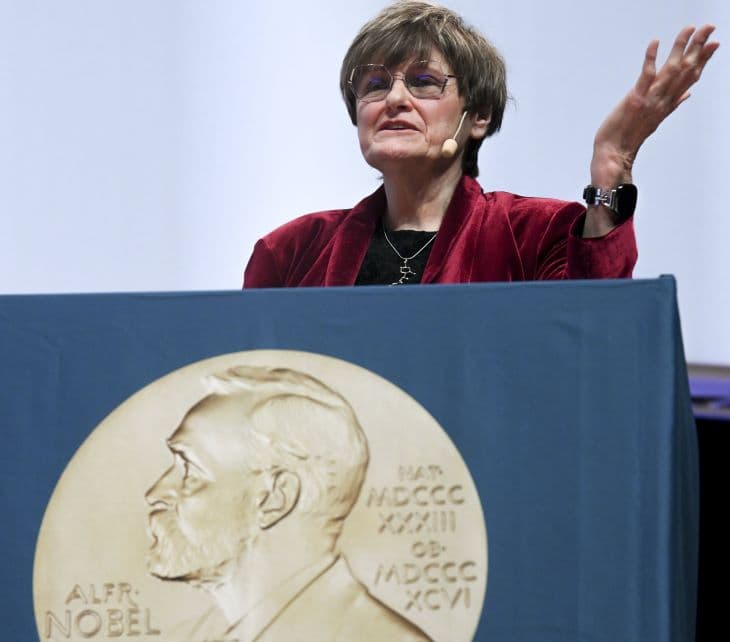 Nobel-díj - Karikó Katalin megtartotta Nobel-előadását Stockholmban