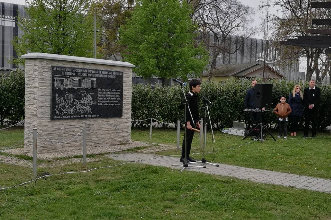 A kitelepítettekre emlékeztek Dunaszerdahelyen