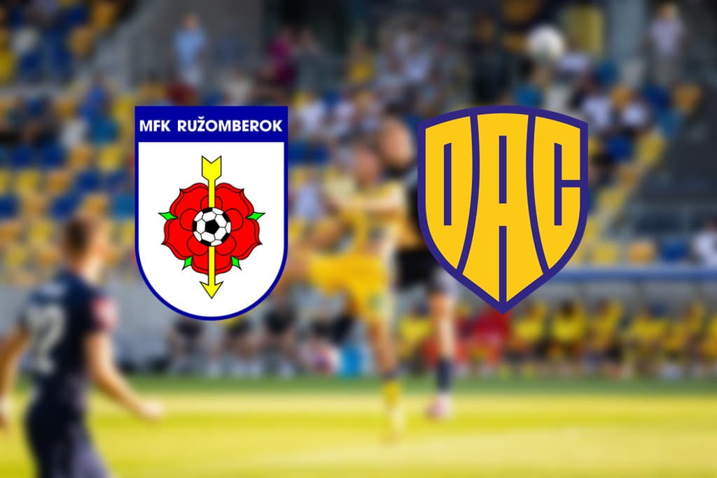 Niké-liga: MFK Ružomberok – FC DAC 1904 1:1 (Online)