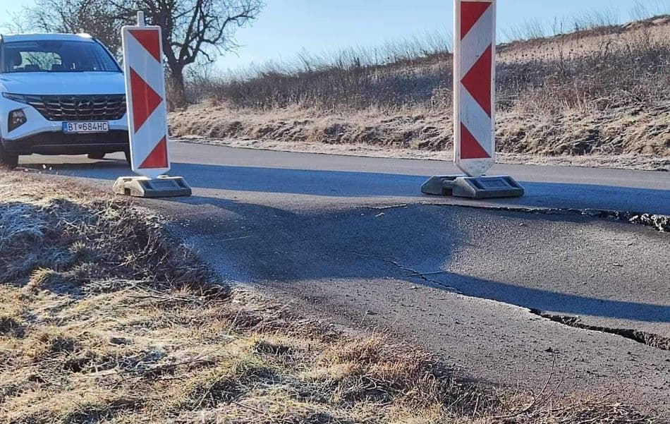 Tavasszal javítják ki a Rimapálfalvánál tavaly januárban beszakadt utat