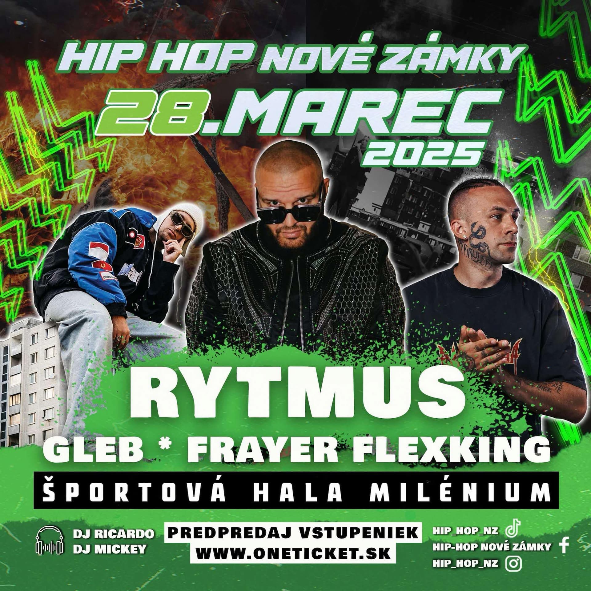 Rytmus, Gleb, Frayer Flexking – a legnagyobb hazai hip-hop legendák március végén élőben koncerteznek Érsekújvárban!