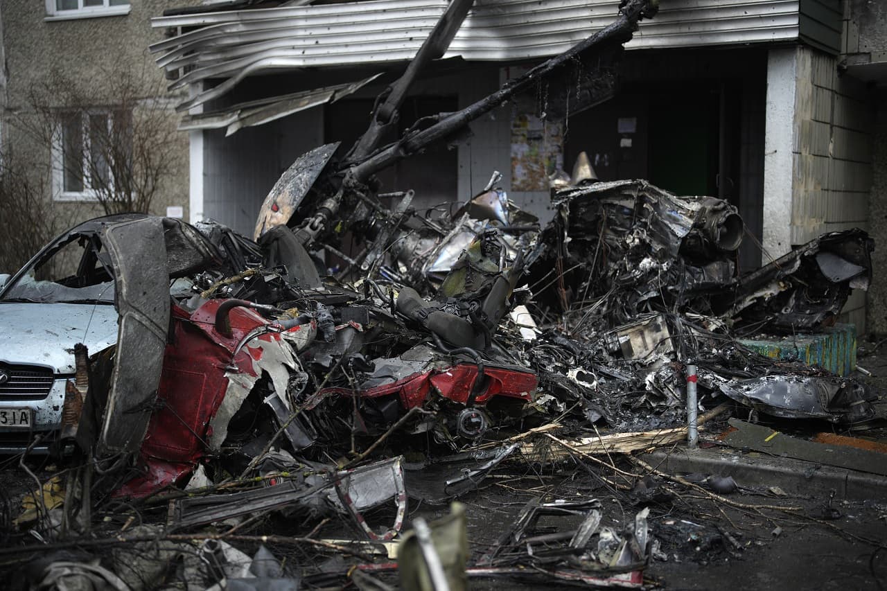 Mutatjuk az első fotókat és videókat a ma reggel történt ukrán helikopterszerencsétlenségről
