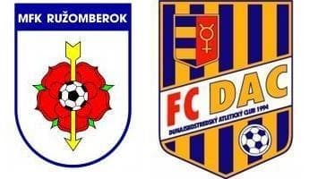 Corgoň Liga: MFK Ružomberok - DAC 2:1 (Online)