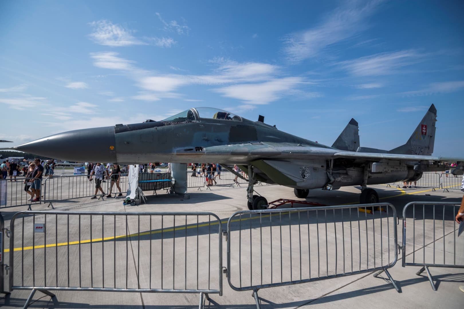 Szlovákia átadta Ukrajnának az első négy MiG-29-es vadászgépet