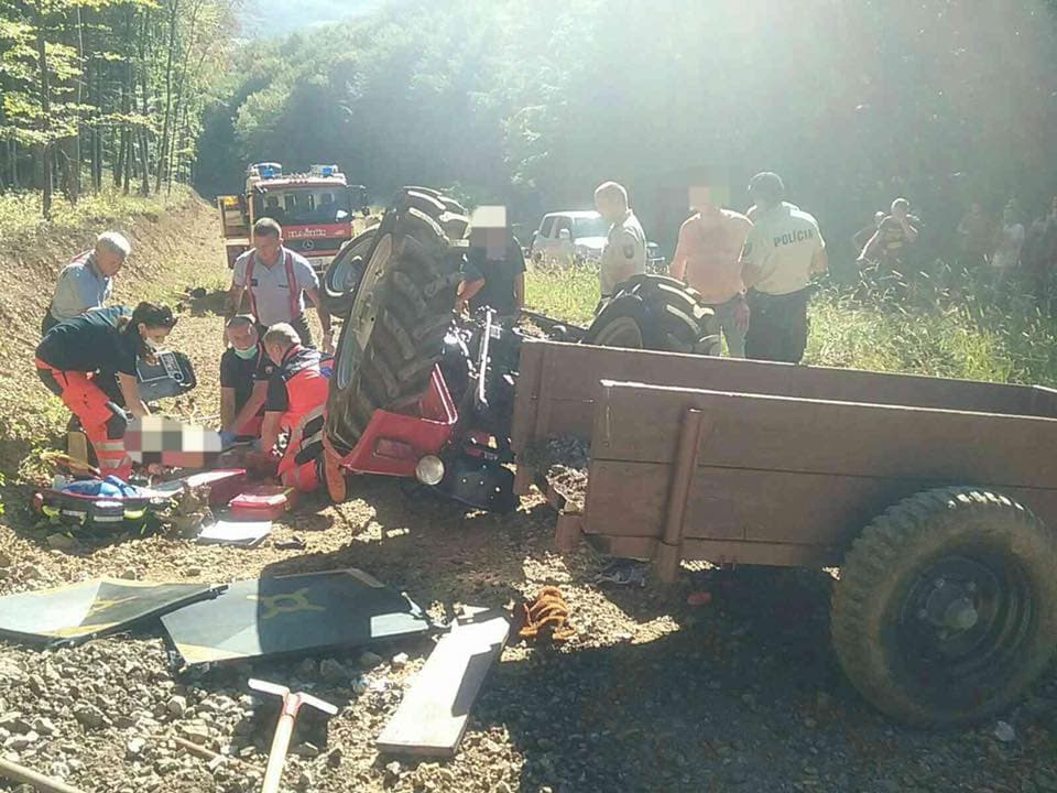 BALESET: Felborult egy kistraktor, életét vesztette a sofőrje