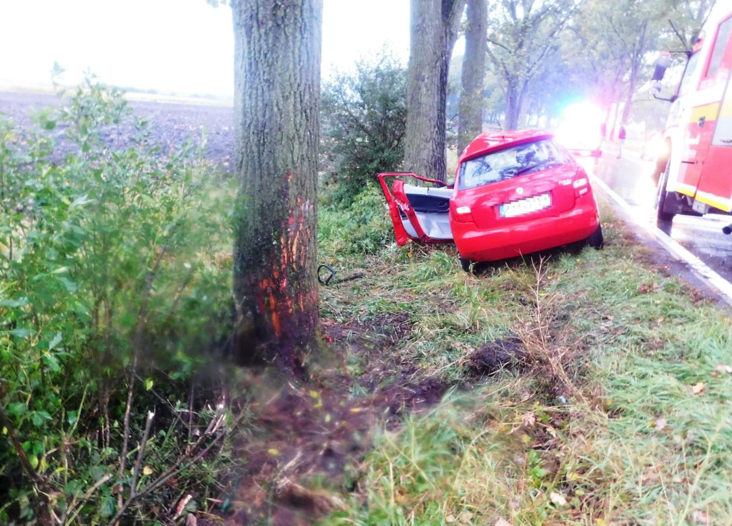 Fának rohant egy személykocsi – két fiatal súlyosan megsérült, a sofőr részeg volt