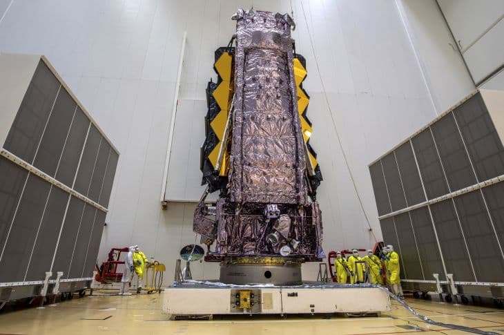 Kommunikációs hiba miatt elhalasztották a James Webb űrteleszkóp indítását