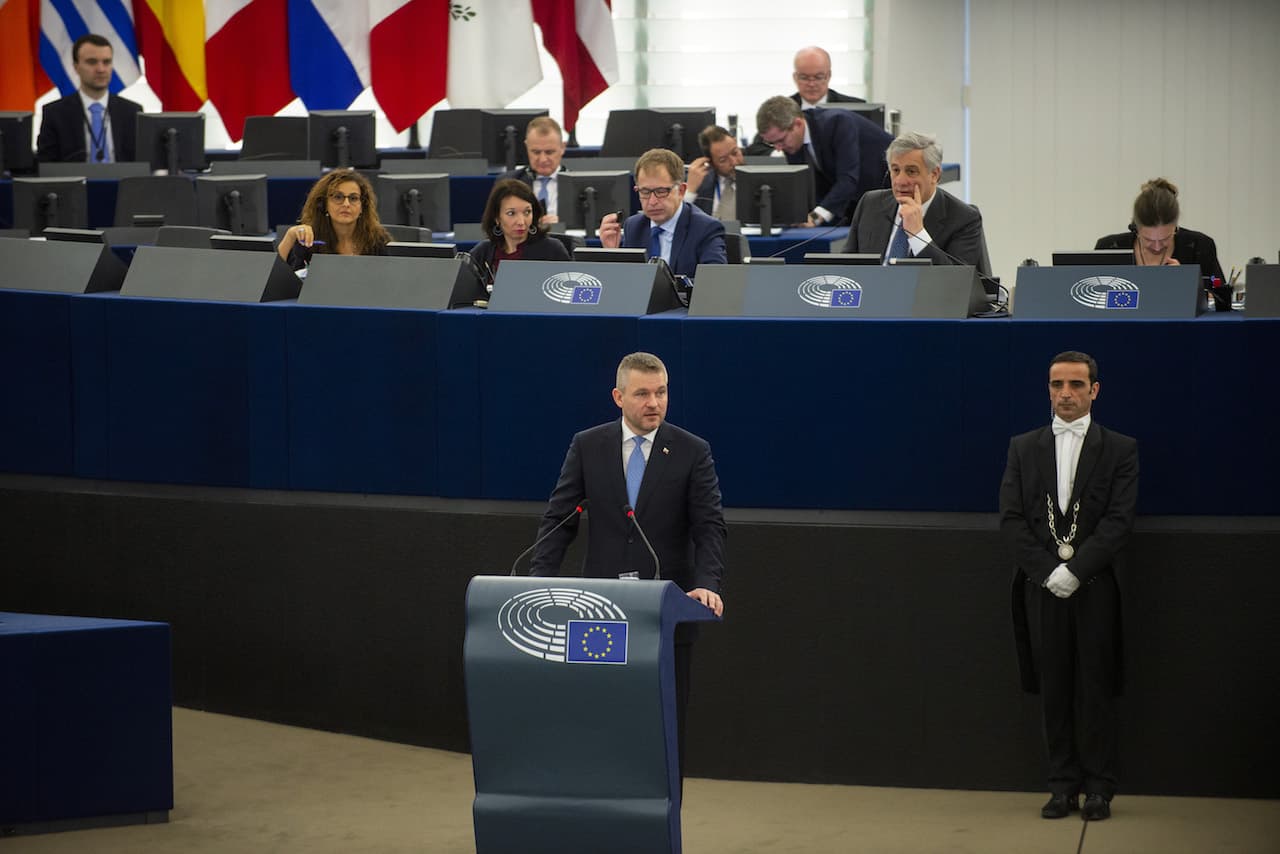 Pellegrini felszólalt az Európa jövőjéről szóló vitában