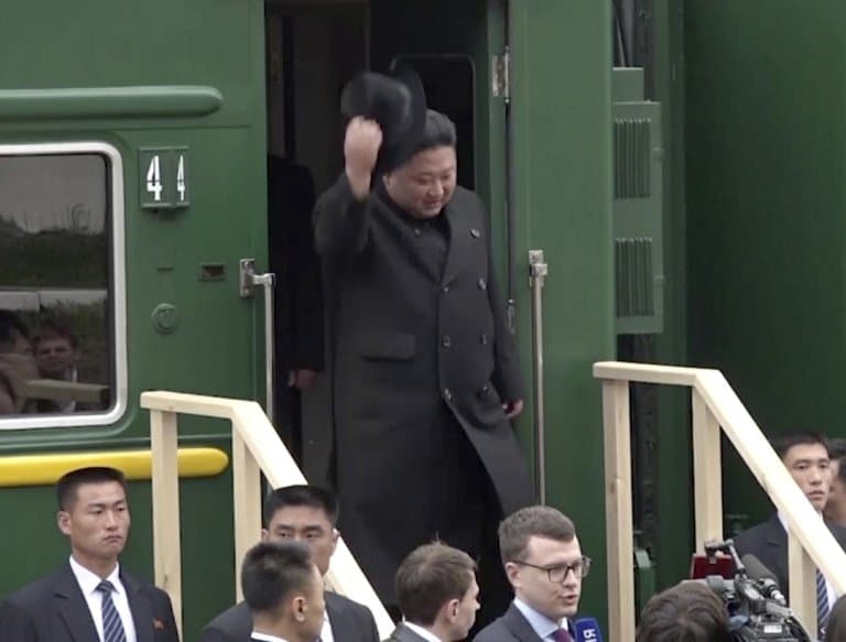 Kim Dzsong Un páncélvonattal utazott az orosz-észak-koreai csúcstalálkozóra