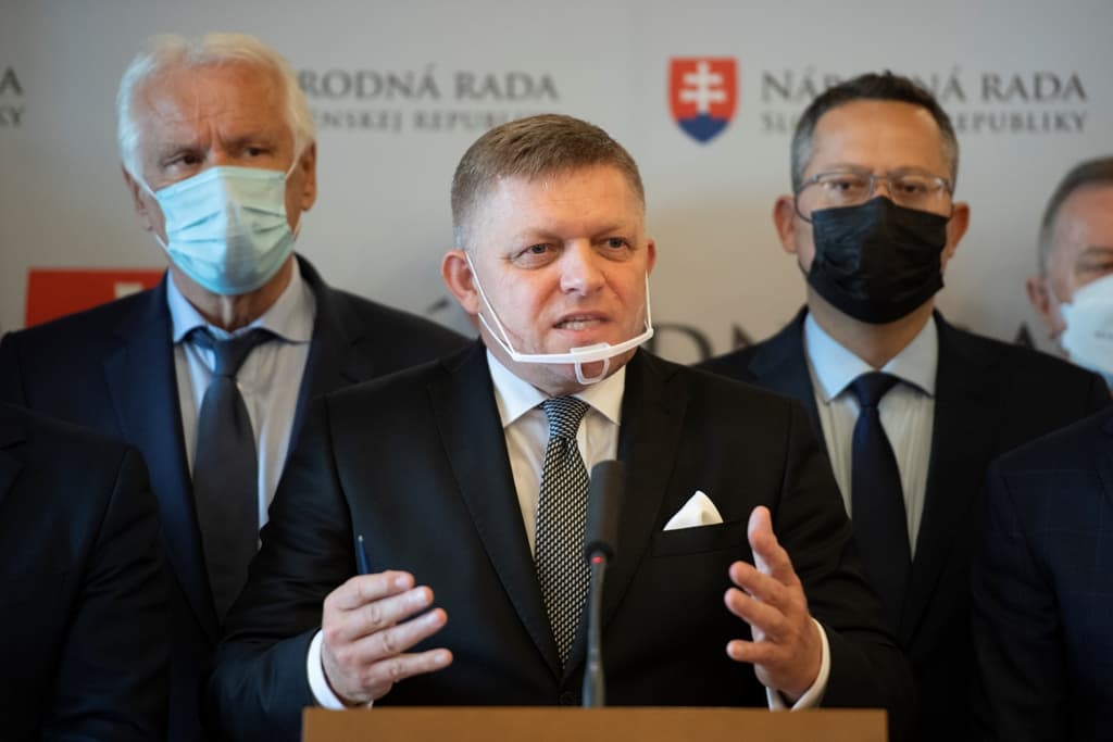 Fico egyből beleállt a parlament előtt felszólaló Čaputovába