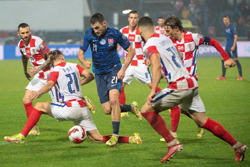 Vb-selejtező: Izgalmas horvátországi döntetlennel pecsételődött meg végleg a szlovák válogatott sorsa
