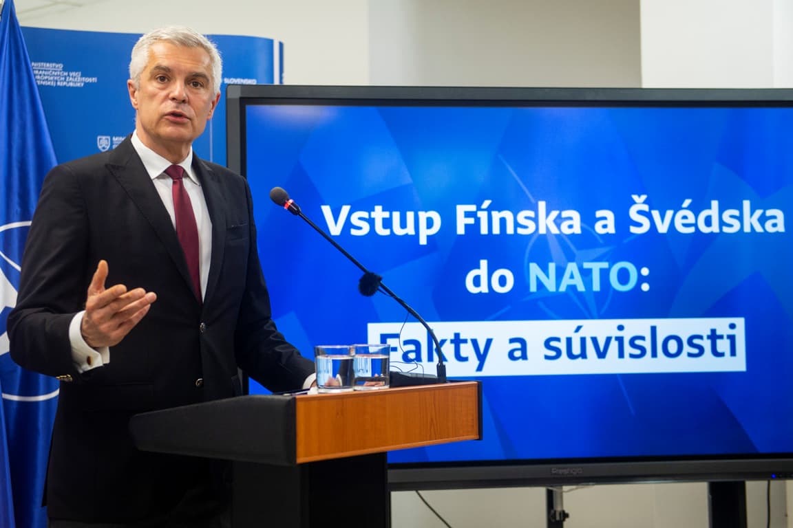 „Az, amit az EU nyújthat, védelmi szempontból nem elég” – Korčok szerint Szlovákiának támogatnia kell Finnország és Svédország NATO-csatlakozását