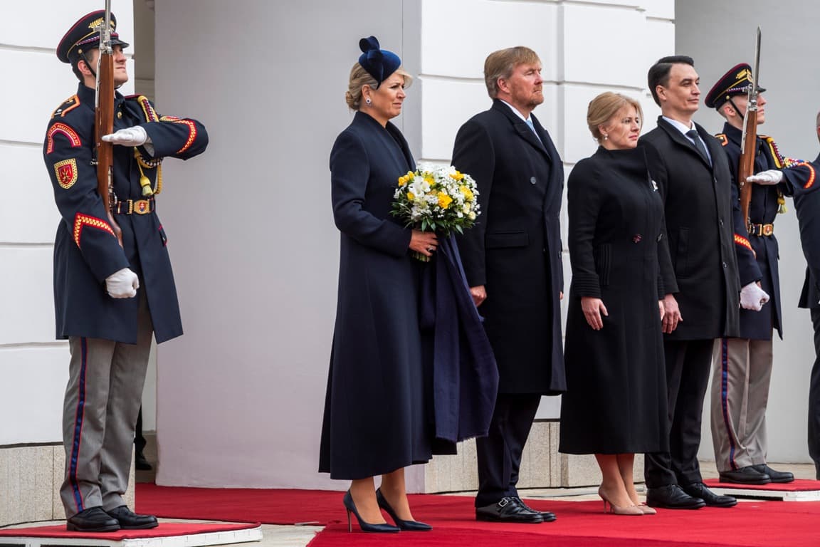 Megérkezett a holland királyi pár Szlovákiába (FOTÓK)